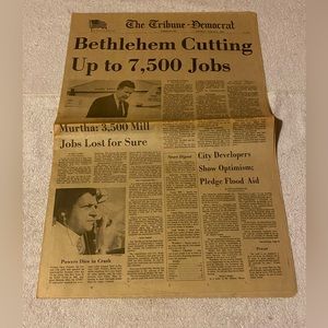 The Great Flood of 1977 Johnstown Newspaper August 2 1977